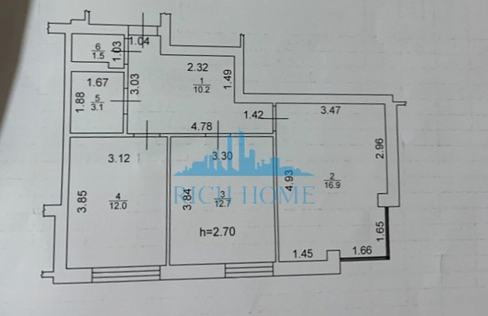 2-кім. квартира, Університетська, 3/8, м. Ірпінь 2-кім. квартира, Університетська, 3/8, м. Ірпінь